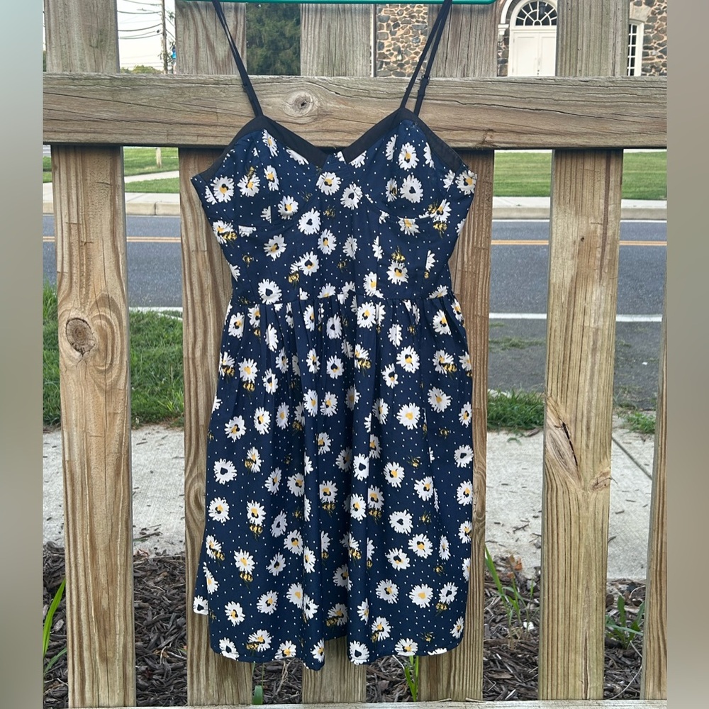 dELiA*s Navy Floral Dress
